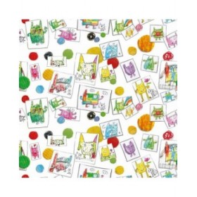 Copripiumino Decolores Indiana Multicolore 175 Fili 260 x 240 cm