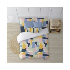 Copripiumino Decolores Jena Multicolore 175 Fili 140 x 200 cm