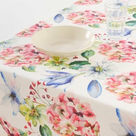 Tovaglia antimacchia Belum 0120-366 Multicolore Fiori 200 x 150 cm