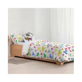 Copripiumino Decolores Ocells Multicolore 175 Fili 240 x 220 cm