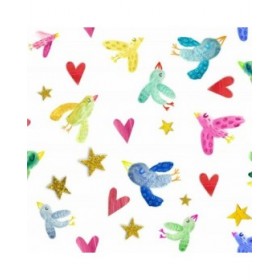 Copripiumino Decolores Ocells Multicolore 180 x 220 cm