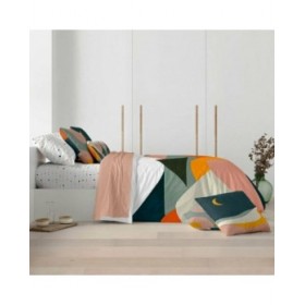 Copripiumino Decolores Sahara Multicolore 175 Fili 155 x 220 cm