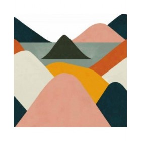 Copripiumino Decolores Sahara Multicolore 175 Fili 155 x 220 cm