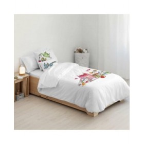 Copripiumino Decolores Al cole Multicolore 175 Fili 260 x 240 cm Collo di bottiglia
