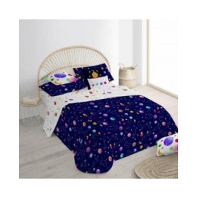 Copripiumino Decolores Cosmos Multicolore 175 Fili 260 x 240 cm Collo di bottiglia