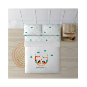 Set di Lenzuola Decolores Trapecista Multicolore