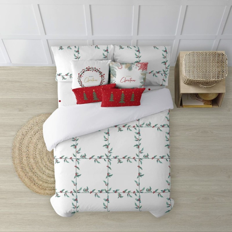 Copripiumino Decolores White Christmas 1 Multicolore Poliestere 140 x 200 cm