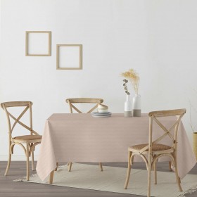 Tovaglia in resina antimacchia Belum Rodas 2616 Rosa chiaro 150 x 150 cm