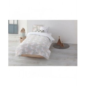 Copripiumino Decolores Mileto Multicolore 175 Fili 180 x 220 cm