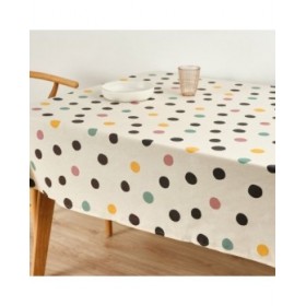 Tovaglia antimacchia Belum CUZCO Bianco Multicolore 180 x 200 cm Pois XL