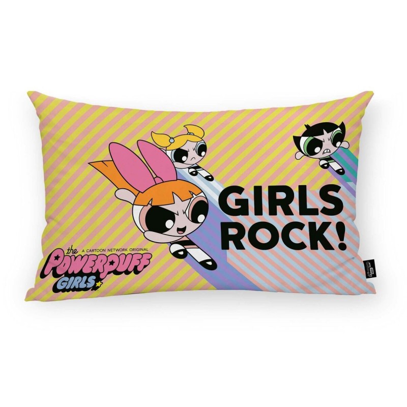 Fodera per cuscino Powerpuff Girls Girls Rock C Multicolore 30 x 50 cm