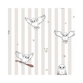 Copripiumino Harry Potter Hedwig Flying  Multicolore 175 Fili 140 x 200 cm Singolo