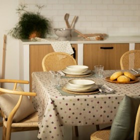 Tovaglia antimacchia Belum 0119-19 Beige Multicolore 100 x 300 cm Pois
