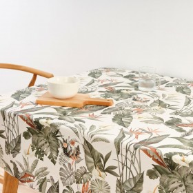 Tovaglia in resina antimacchia Belum V23 Multicolore 300 x 150 cm Tropicale