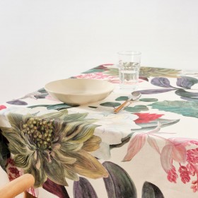 Tovaglia in resina antimacchia Belum Ula 105 Multicolore 150 x 150 cm