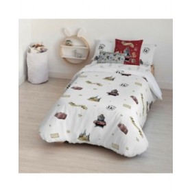 Copripiumino Harry Potter Platform 9 3/4 Multicolore 175 Fili 200 x 200 cm Piazza e mezza
