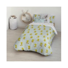 Copripiumino Piolín Tweety Vichy Multicolore 175 Fili 200 x 200 cm