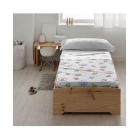 Set di Lenzuola Peppa Pig Time Bed Multicolore