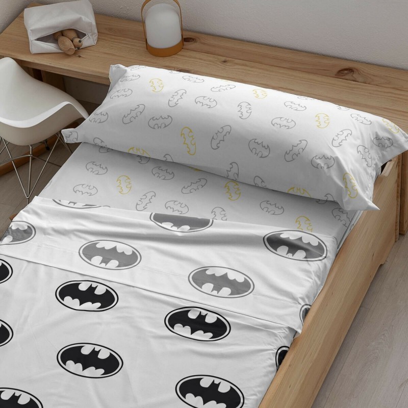 Set di Lenzuola Batman Basic Multicolore Letto 180 cm