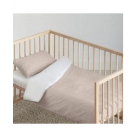 Copripiumino per Culla Kids&Cotton Vichy 100 x 120 cm