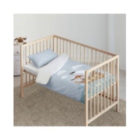 Copripiumino Kids&Cotton Farid Azzurro 115 x 145 cm