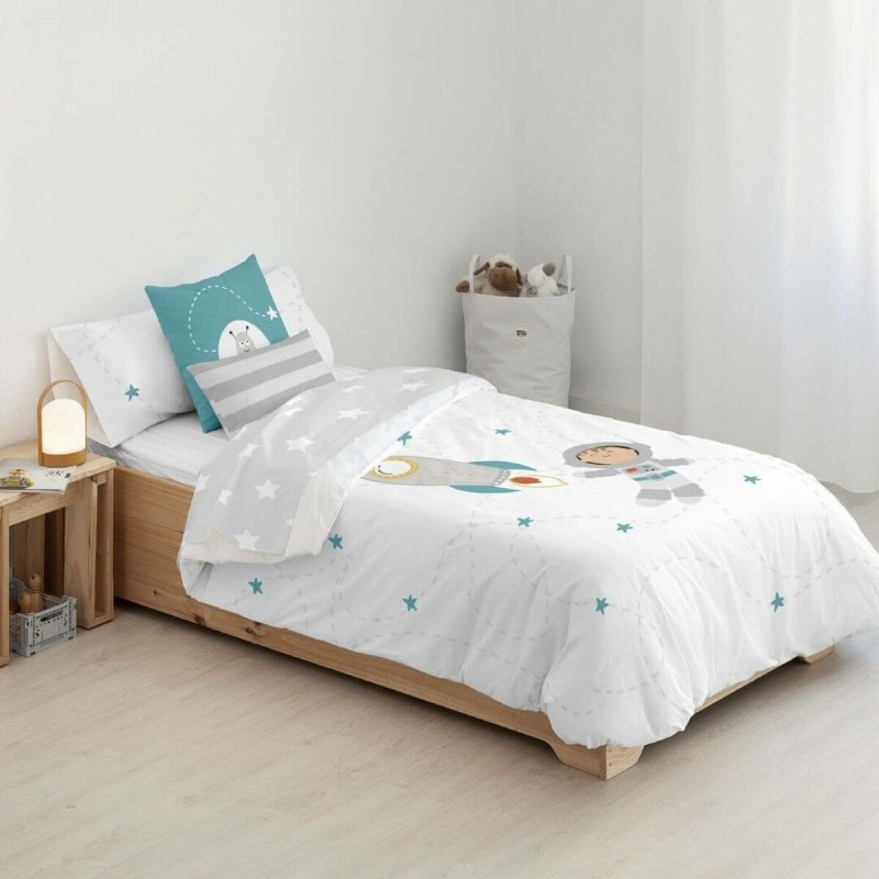 Copripiumino Kids&Cotton Elm Bianco 155 x 220 cm
