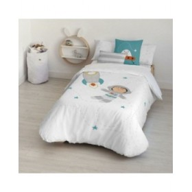Copripiumino Kids&Cotton Elm Bianco 155 x 220 cm