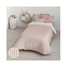 Copripiumino Kids&Cotton Vichy Rosa 155 x 220 cm