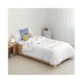 Copripiumino Kids&Cotton Vikram Bianco 180 x 220 cm