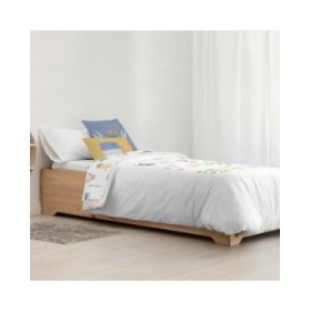 Copripiumino Kids&Cotton Vikram Bianco 180 x 220 cm