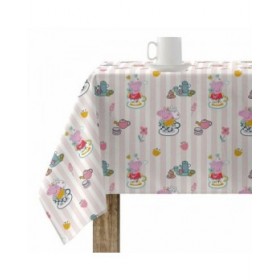 Tovaglia in resina antimacchia Peppa Pig Flowers 1 Multicolore 300 x 150 cm