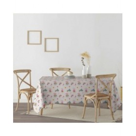 Tovaglia in resina antimacchia Peppa Pig Flowers 1 Multicolore 300 x 150 cm