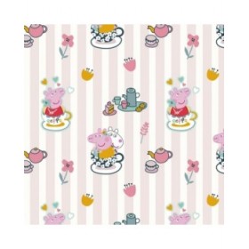 Tovaglia in resina antimacchia Peppa Pig Flowers 1 Multicolore 300 x 150 cm