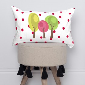 Fodera per cuscino HappyFriday Mr Fox Grandma Multicolore 50 x 30 cm