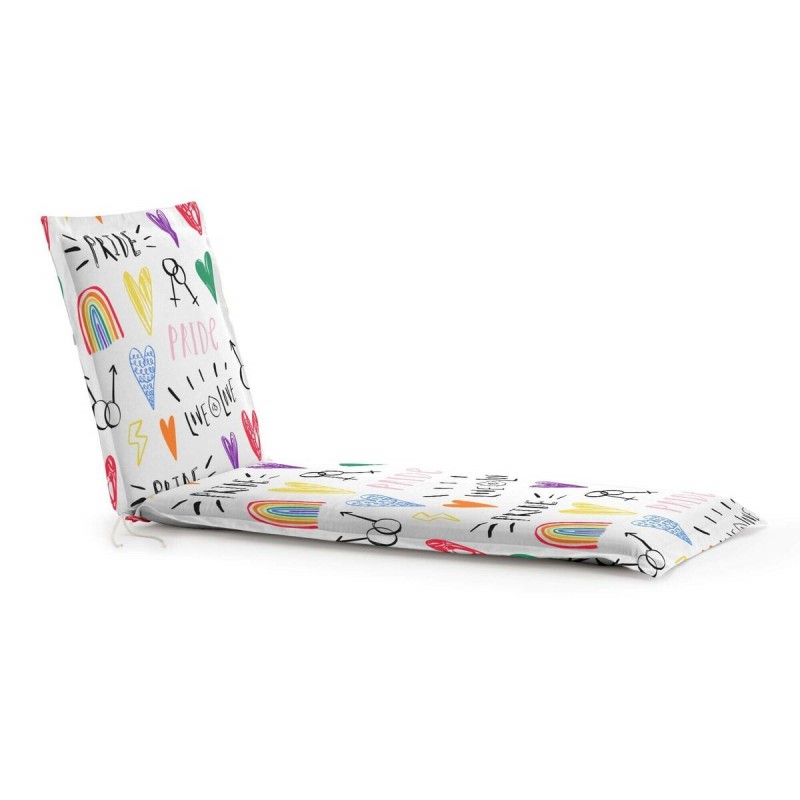 Cuscino per Lettino Belum Pride 5 Multicolore 176 x 53 x 7 cm