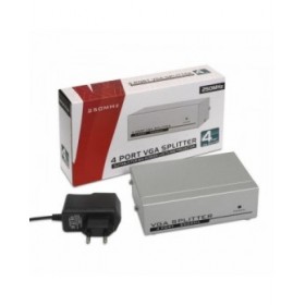 Commutatore VGA con 4 Porte Aisens A116-0085 Grigio Argentato