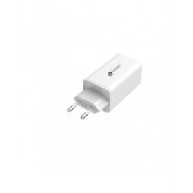 Caricabatterie da Parete LEOTEC LECSPH65W3W 65 W Bianco