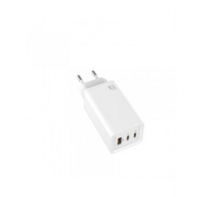 Caricabatterie da Parete LEOTEC LECSPH65W3W 65 W Bianco