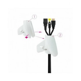 Raccogli Cavi NANOCABLE 10.36.0003-W Bianco Ø 25 mm 3 m