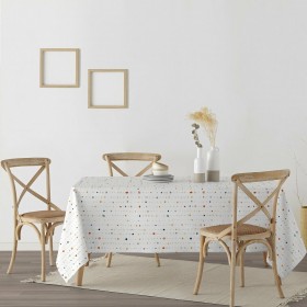Tovaglia antimacchia Belum 0120-107 Bianco Multicolore 200 x 150 cm A pois
