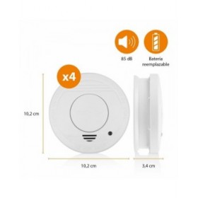 Rilevatore di Fumo Smartwares 10.100.41 (4 Unità)