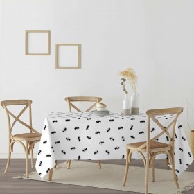Tovaglia in resina antimacchia Belum Batman White Multicolore 150 x 150 cm