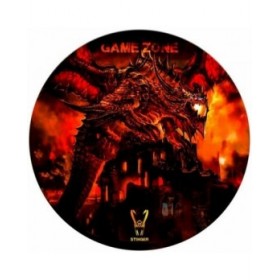 Tappetino da gaming Woxter GM26-066 Rosso Ø 120 cm Stoffa Policarbonato