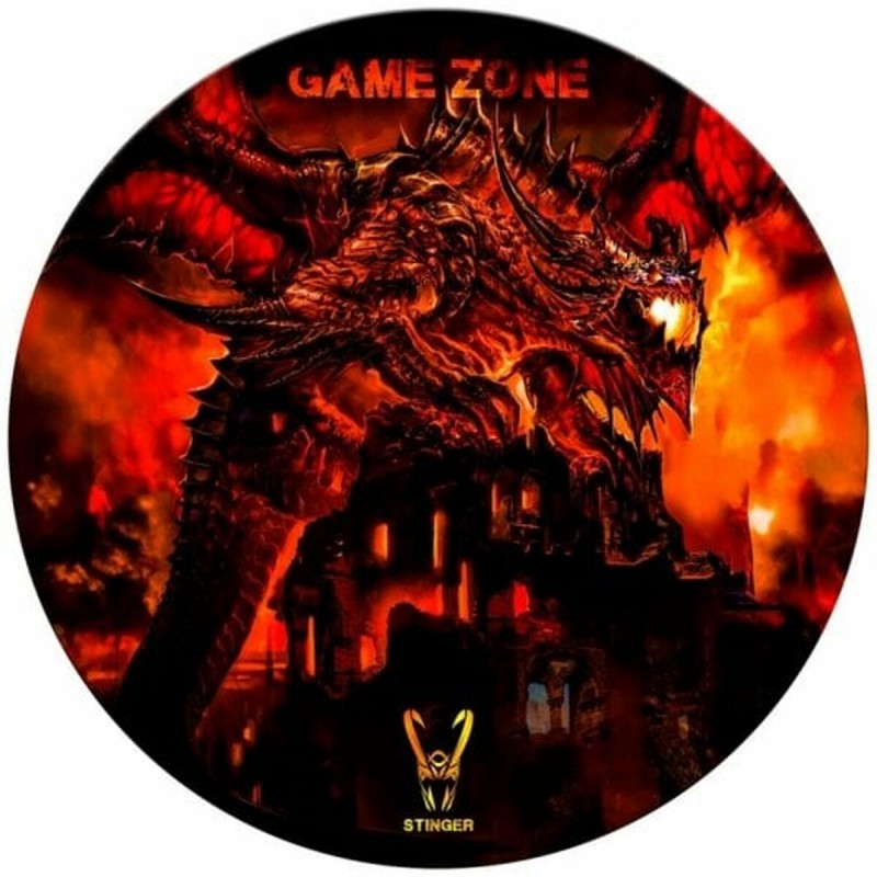 Tappetino da gaming Woxter GM26-066 Rosso Ø 120 cm Stoffa Policarbonato