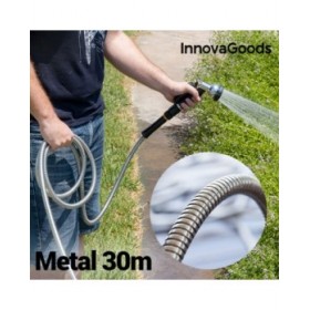 Tubo da giardino Metallico Infrangibile InnovaGoods (30 m)