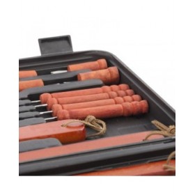 Valigetta Barbecue Barbecase InnovaGoods 18 Pezzi