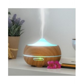 Umidificatore Diffusore di Aromi con LED Multicolore Wooden-Effect InnovaGoods