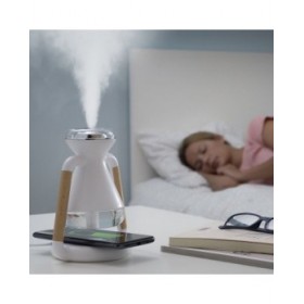Umidificatore Diffusore per Ambienti e Caricabatterie Wireless 3 in 1 Misvolt InnovaGoods