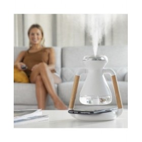 Umidificatore Diffusore per Ambienti e Caricabatterie Wireless 3 in 1 Misvolt InnovaGoods