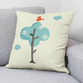 Fodera per cuscino Decolores Arbol Beige 50 x 50 cm